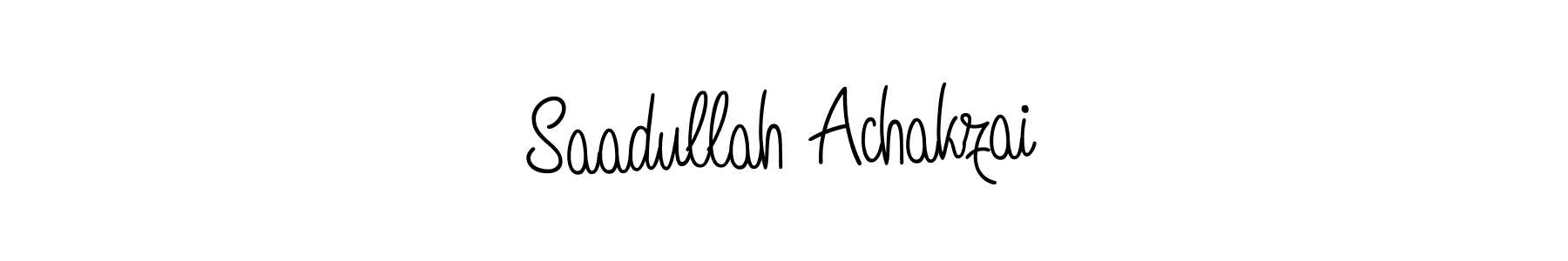 Here are the top 10 professional signature styles for the name Saadullah Achakzai. These are the best autograph styles you can use for your name. Saadullah Achakzai signature style 5 images and pictures png