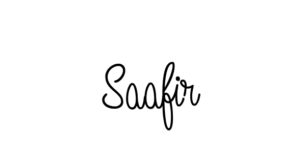 Design your own signature with our free online signature maker. With this signature software, you can create a handwritten (Angelique-Rose-font-FFP) signature for name Saafir. Saafir signature style 5 images and pictures png