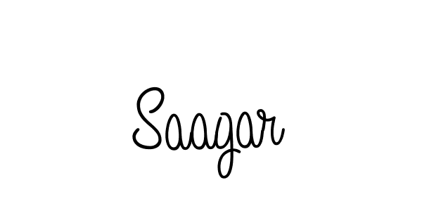 You should practise on your own different ways (Angelique-Rose-font-FFP) to write your name (Saagar) in signature. don't let someone else do it for you. Saagar signature style 5 images and pictures png