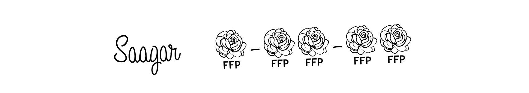 How to make Saagar    4-30-25 name signature. Use Angelique-Rose-font-FFP style for creating short signs online. This is the latest handwritten sign. Saagar    4-30-25 signature style 5 images and pictures png