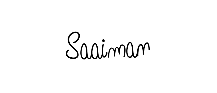 Best and Professional Signature Style for Saaiman. Angelique-Rose-font-FFP Best Signature Style Collection. Saaiman signature style 5 images and pictures png
