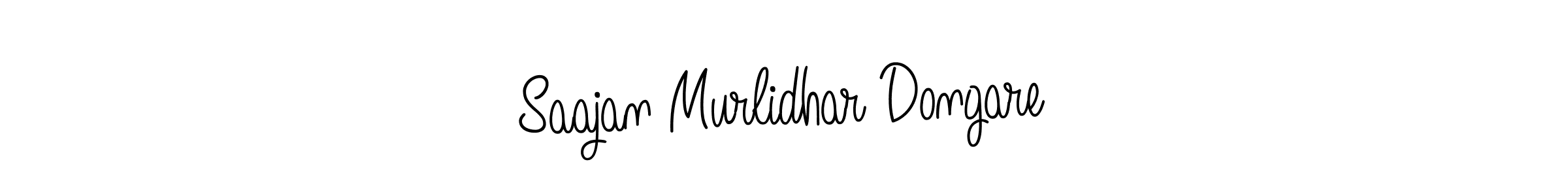 Saajan Murlidhar Dongare stylish signature style. Best Handwritten Sign (Angelique-Rose-font-FFP) for my name. Handwritten Signature Collection Ideas for my name Saajan Murlidhar Dongare. Saajan Murlidhar Dongare signature style 5 images and pictures png