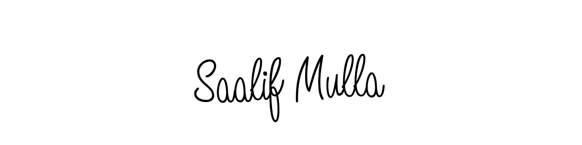 Saalif Mulla stylish signature style. Best Handwritten Sign (Angelique-Rose-font-FFP) for my name. Handwritten Signature Collection Ideas for my name Saalif Mulla. Saalif Mulla signature style 5 images and pictures png