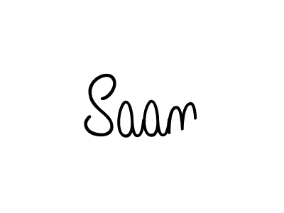 Use a signature maker to create a handwritten signature online. With this signature software, you can design (Angelique-Rose-font-FFP) your own signature for name Saan. Saan signature style 5 images and pictures png