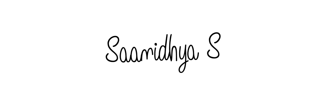 Make a beautiful signature design for name Saanidhya S. Use this online signature maker to create a handwritten signature for free. Saanidhya S signature style 5 images and pictures png