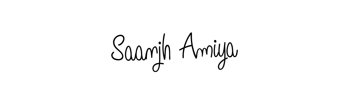 Similarly Angelique-Rose-font-FFP is the best handwritten signature design. Signature creator online .You can use it as an online autograph creator for name Saanjh Amiya. Saanjh Amiya signature style 5 images and pictures png