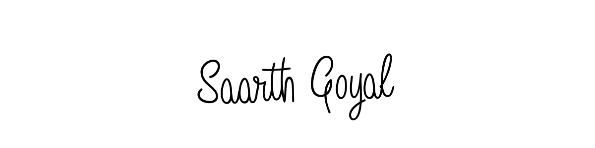 Make a beautiful signature design for name Saarth Goyal. Use this online signature maker to create a handwritten signature for free. Saarth Goyal signature style 5 images and pictures png
