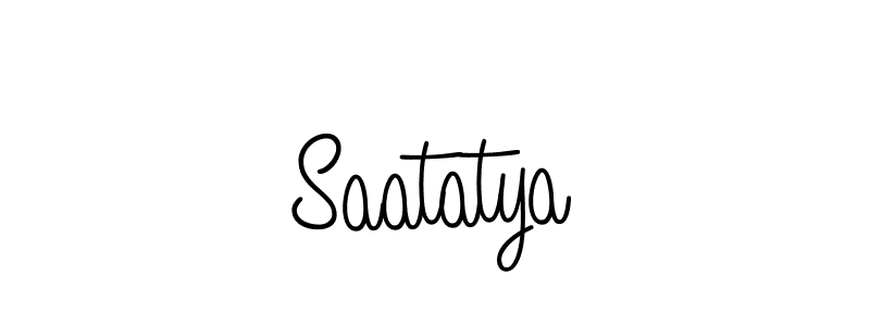 Once you've used our free online signature maker to create your best signature Angelique-Rose-font-FFP style, it's time to enjoy all of the benefits that Saatatya name signing documents. Saatatya signature style 5 images and pictures png