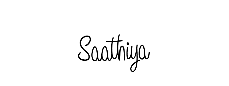 Once you've used our free online signature maker to create your best signature Angelique-Rose-font-FFP style, it's time to enjoy all of the benefits that Saathiya name signing documents. Saathiya signature style 5 images and pictures png
