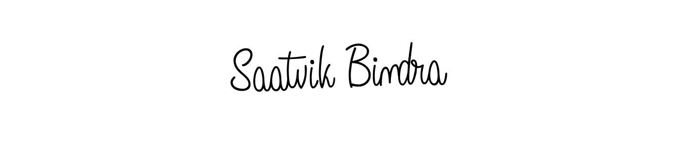 Also we have Saatvik Bindra name is the best signature style. Create professional handwritten signature collection using Angelique-Rose-font-FFP autograph style. Saatvik Bindra signature style 5 images and pictures png