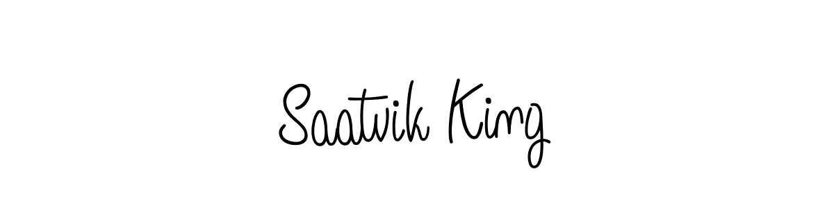 It looks lik you need a new signature style for name Saatvik King. Design unique handwritten (Angelique-Rose-font-FFP) signature with our free signature maker in just a few clicks. Saatvik King signature style 5 images and pictures png