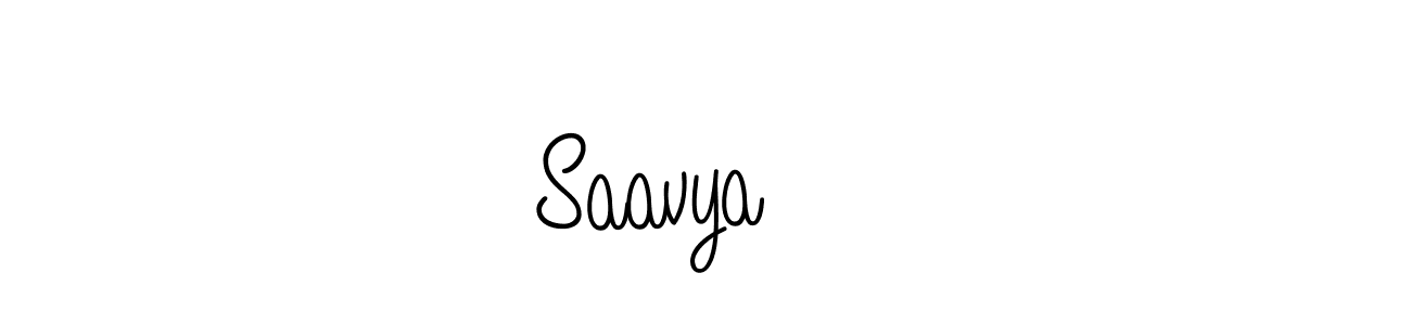 How to Draw Saavya ❤️ signature style? Angelique-Rose-font-FFP is a latest design signature styles for name Saavya ❤️. Saavya ❤️ signature style 5 images and pictures png