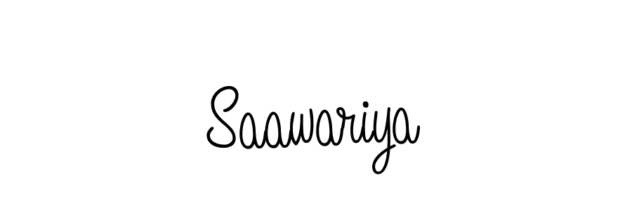 The best way (Angelique-Rose-font-FFP) to make a short signature is to pick only two or three words in your name. The name Saawariya include a total of six letters. For converting this name. Saawariya signature style 5 images and pictures png