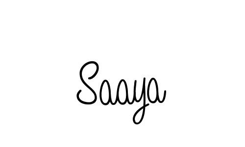 Also You can easily find your signature by using the search form. We will create Saaya name handwritten signature images for you free of cost using Angelique-Rose-font-FFP sign style. Saaya signature style 5 images and pictures png