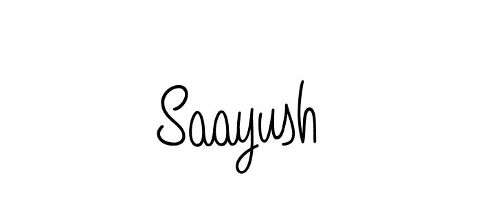 Also we have Saayush name is the best signature style. Create professional handwritten signature collection using Angelique-Rose-font-FFP autograph style. Saayush signature style 5 images and pictures png