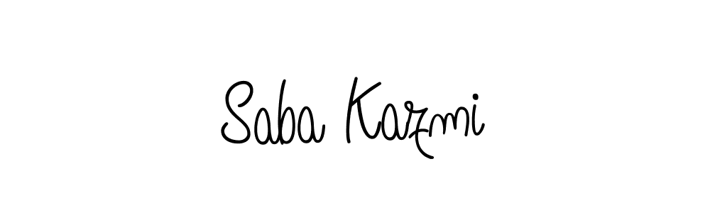 This is the best signature style for the Saba Kazmi name. Also you like these signature font (Angelique-Rose-font-FFP). Mix name signature. Saba Kazmi signature style 5 images and pictures png