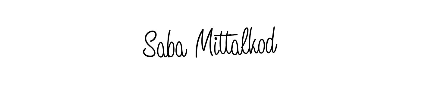 Best and Professional Signature Style for Saba Mittalkod. Angelique-Rose-font-FFP Best Signature Style Collection. Saba Mittalkod signature style 5 images and pictures png