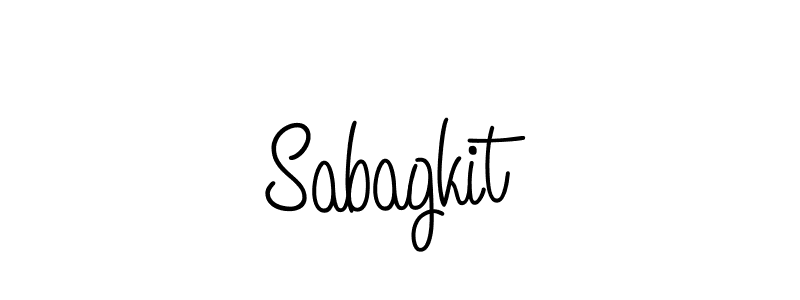 You should practise on your own different ways (Angelique-Rose-font-FFP) to write your name (Sabagkit) in signature. don't let someone else do it for you. Sabagkit signature style 5 images and pictures png