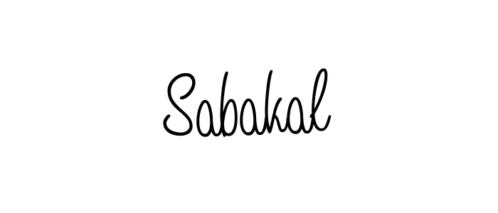 Also we have Sabakal name is the best signature style. Create professional handwritten signature collection using Angelique-Rose-font-FFP autograph style. Sabakal signature style 5 images and pictures png