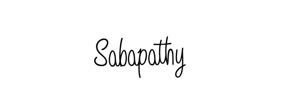 How to make Sabapathy signature? Angelique-Rose-font-FFP is a professional autograph style. Create handwritten signature for Sabapathy name. Sabapathy signature style 5 images and pictures png