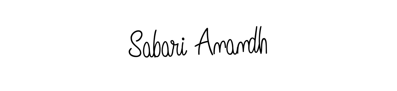 Once you've used our free online signature maker to create your best signature Angelique-Rose-font-FFP style, it's time to enjoy all of the benefits that Sabari Anandh name signing documents. Sabari Anandh signature style 5 images and pictures png