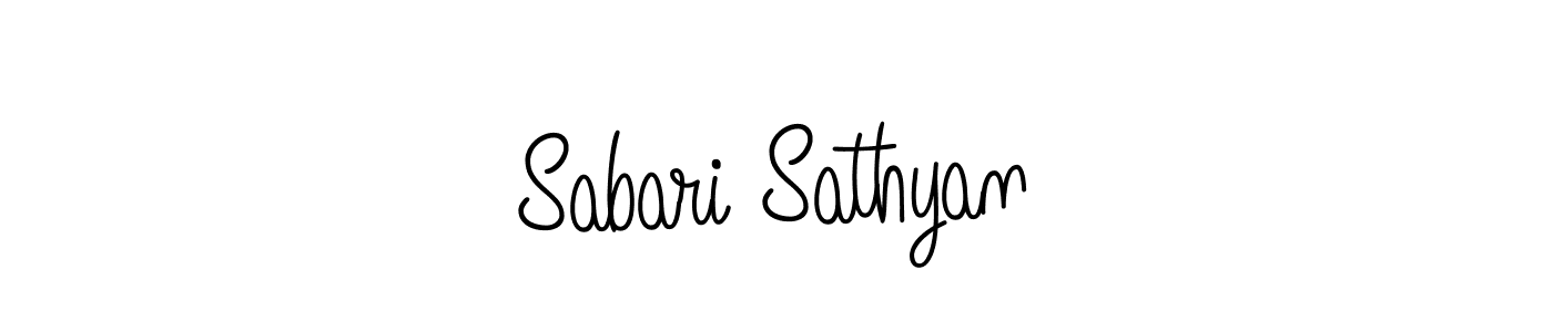 How to make Sabari Sathyan signature? Angelique-Rose-font-FFP is a professional autograph style. Create handwritten signature for Sabari Sathyan name. Sabari Sathyan signature style 5 images and pictures png