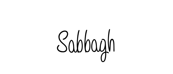 Create a beautiful signature design for name Sabbagh. With this signature (Angelique-Rose-font-FFP) fonts, you can make a handwritten signature for free. Sabbagh signature style 5 images and pictures png