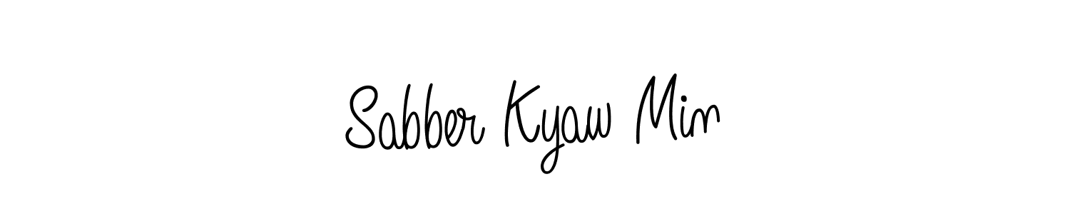 Angelique-Rose-font-FFP is a professional signature style that is perfect for those who want to add a touch of class to their signature. It is also a great choice for those who want to make their signature more unique. Get Sabber Kyaw Min name to fancy signature for free. Sabber Kyaw Min signature style 5 images and pictures png