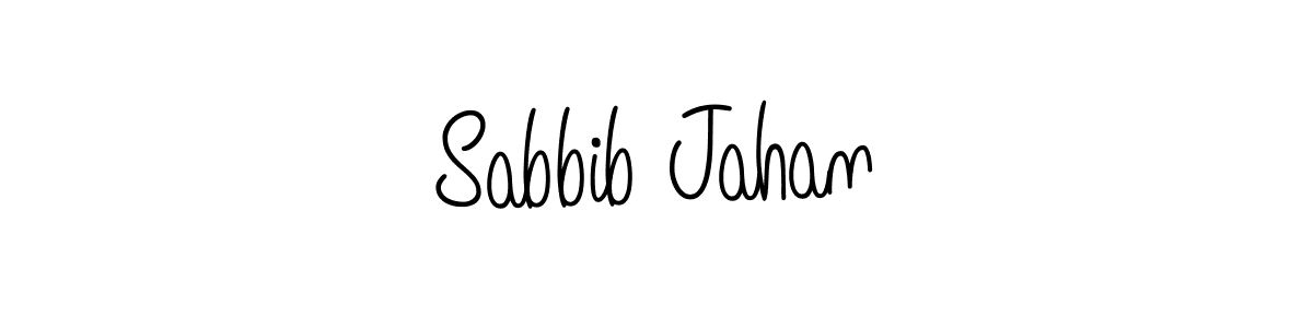 Once you've used our free online signature maker to create your best signature Angelique-Rose-font-FFP style, it's time to enjoy all of the benefits that Sabbib Jahan name signing documents. Sabbib Jahan signature style 5 images and pictures png