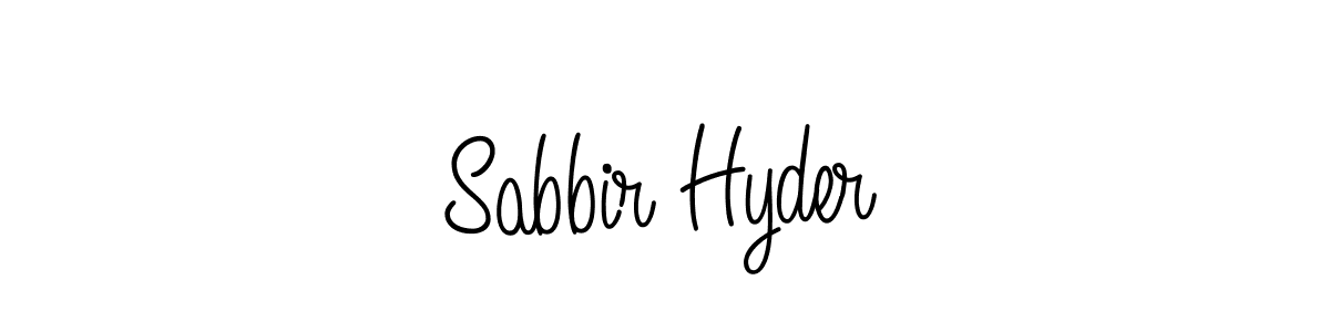 How to make Sabbir Hyder signature? Angelique-Rose-font-FFP is a professional autograph style. Create handwritten signature for Sabbir Hyder name. Sabbir Hyder signature style 5 images and pictures png