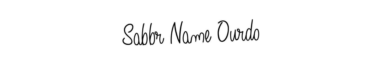 if you are searching for the best signature style for your name Sabbr Name Ourdo. so please give up your signature search. here we have designed multiple signature styles  using Angelique-Rose-font-FFP. Sabbr Name Ourdo signature style 5 images and pictures png