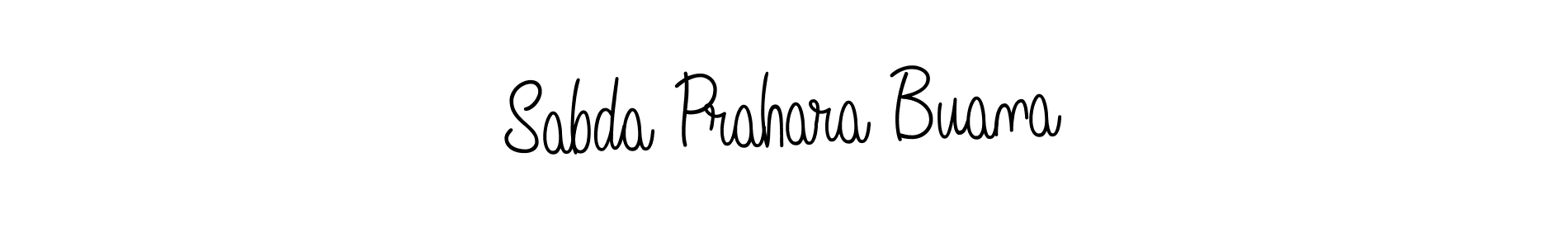 How to make Sabda Prahara Buana signature? Angelique-Rose-font-FFP is a professional autograph style. Create handwritten signature for Sabda Prahara Buana name. Sabda Prahara Buana signature style 5 images and pictures png