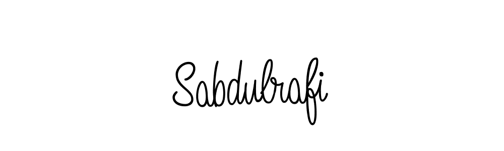 Also we have Sabdulrafi name is the best signature style. Create professional handwritten signature collection using Angelique-Rose-font-FFP autograph style. Sabdulrafi signature style 5 images and pictures png