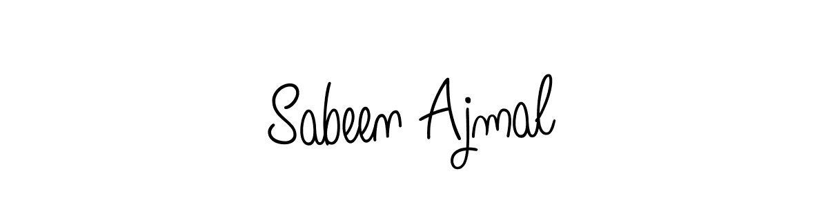 Make a beautiful signature design for name Sabeen Ajmal. Use this online signature maker to create a handwritten signature for free. Sabeen Ajmal signature style 5 images and pictures png