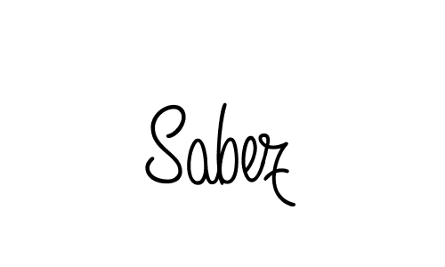 You should practise on your own different ways (Angelique-Rose-font-FFP) to write your name (Sabez) in signature. don't let someone else do it for you. Sabez signature style 5 images and pictures png