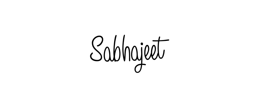 How to make Sabhajeet name signature. Use Angelique-Rose-font-FFP style for creating short signs online. This is the latest handwritten sign. Sabhajeet signature style 5 images and pictures png