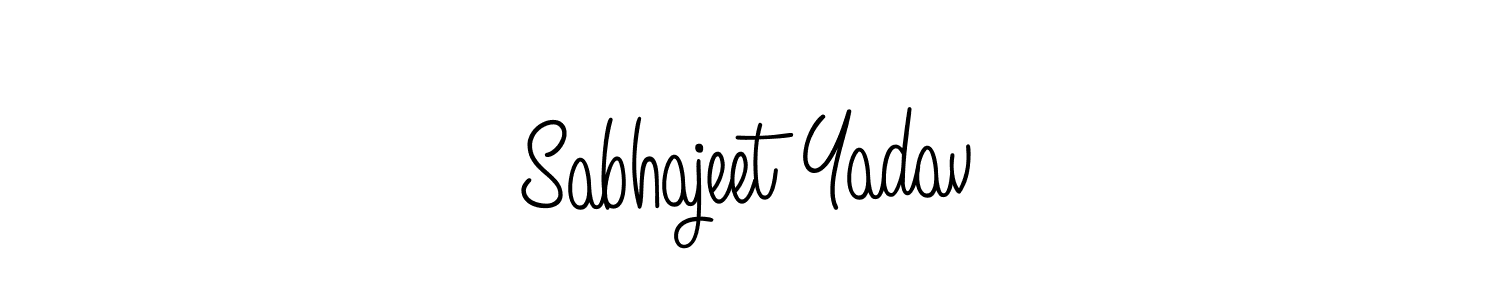 How to Draw Sabhajeet Yadav signature style? Angelique-Rose-font-FFP is a latest design signature styles for name Sabhajeet Yadav. Sabhajeet Yadav signature style 5 images and pictures png