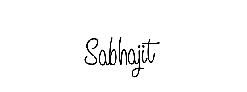 Make a beautiful signature design for name Sabhajit. Use this online signature maker to create a handwritten signature for free. Sabhajit signature style 5 images and pictures png