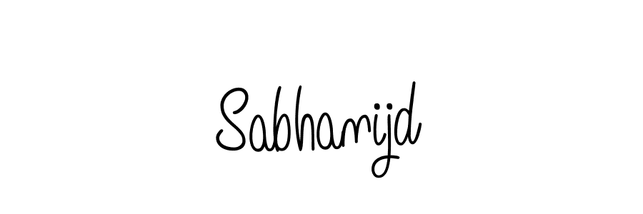 Once you've used our free online signature maker to create your best signature Angelique-Rose-font-FFP style, it's time to enjoy all of the benefits that Sabhanijd name signing documents. Sabhanijd signature style 5 images and pictures png