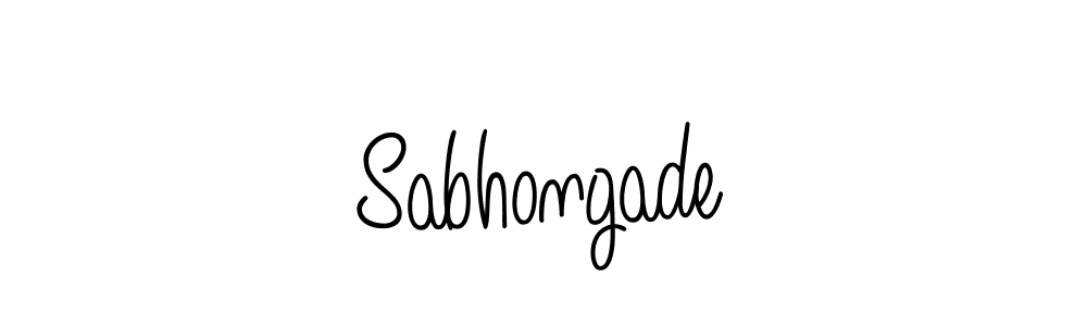 Make a short Sabhongade signature style. Manage your documents anywhere anytime using Angelique-Rose-font-FFP. Create and add eSignatures, submit forms, share and send files easily. Sabhongade signature style 5 images and pictures png