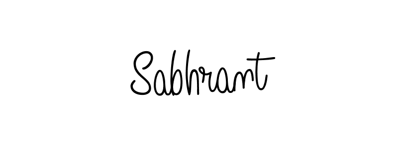 Sabhrant stylish signature style. Best Handwritten Sign (Angelique-Rose-font-FFP) for my name. Handwritten Signature Collection Ideas for my name Sabhrant. Sabhrant signature style 5 images and pictures png