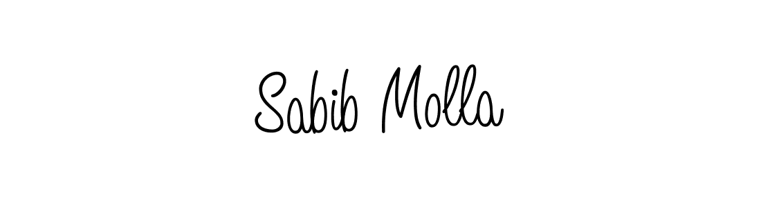 Make a beautiful signature design for name Sabib Molla. With this signature (Angelique-Rose-font-FFP) style, you can create a handwritten signature for free. Sabib Molla signature style 5 images and pictures png