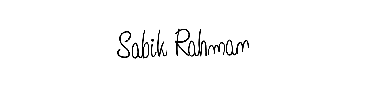 if you are searching for the best signature style for your name Sabik Rahman. so please give up your signature search. here we have designed multiple signature styles  using Angelique-Rose-font-FFP. Sabik Rahman signature style 5 images and pictures png