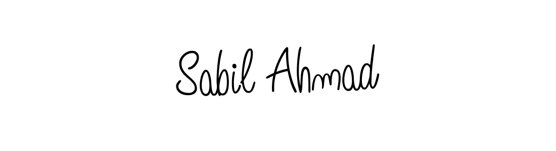 This is the best signature style for the Sabil Ahmad name. Also you like these signature font (Angelique-Rose-font-FFP). Mix name signature. Sabil Ahmad signature style 5 images and pictures png