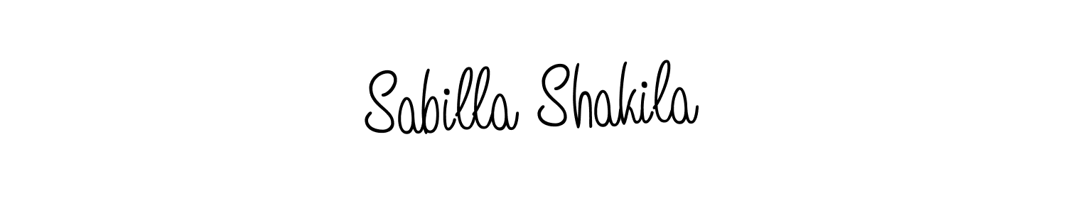 You can use this online signature creator to create a handwritten signature for the name Sabilla Shakila. This is the best online autograph maker. Sabilla Shakila signature style 5 images and pictures png