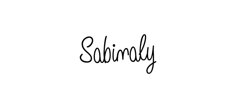 Create a beautiful signature design for name Sabinaly. With this signature (Angelique-Rose-font-FFP) fonts, you can make a handwritten signature for free. Sabinaly signature style 5 images and pictures png