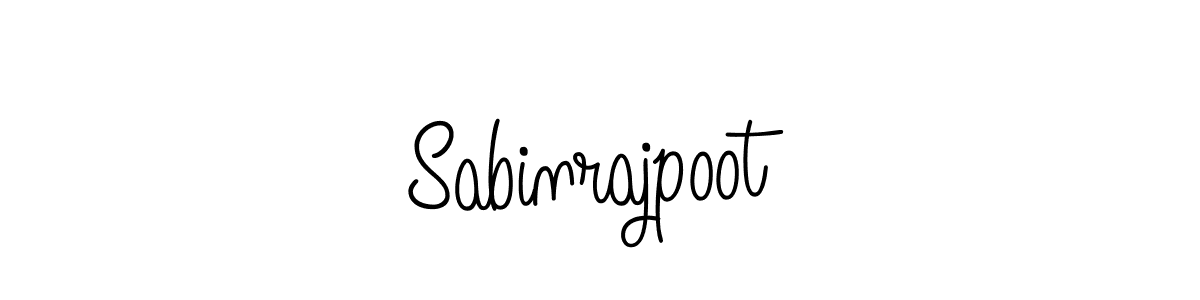 Here are the top 10 professional signature styles for the name Sabinrajpoot. These are the best autograph styles you can use for your name. Sabinrajpoot signature style 5 images and pictures png