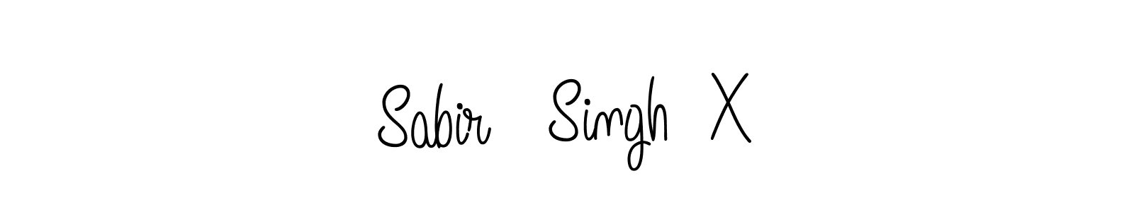 How to Draw Sabir   Singh  X signature style? Angelique-Rose-font-FFP is a latest design signature styles for name Sabir   Singh  X. Sabir   Singh  X signature style 5 images and pictures png