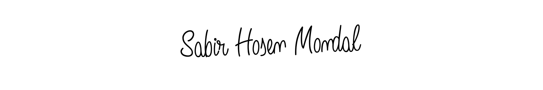 Sabir Hosen Mondal stylish signature style. Best Handwritten Sign (Angelique-Rose-font-FFP) for my name. Handwritten Signature Collection Ideas for my name Sabir Hosen Mondal. Sabir Hosen Mondal signature style 5 images and pictures png