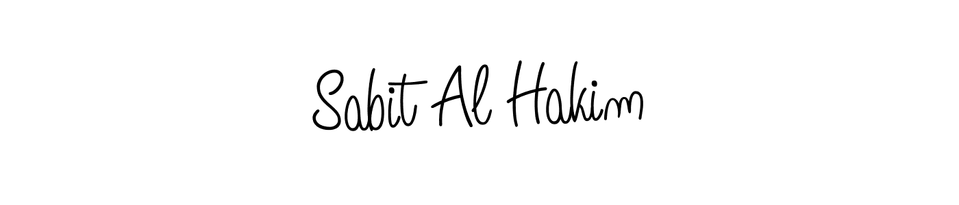 Create a beautiful signature design for name Sabit Al Hakim. With this signature (Angelique-Rose-font-FFP) fonts, you can make a handwritten signature for free. Sabit Al Hakim signature style 5 images and pictures png